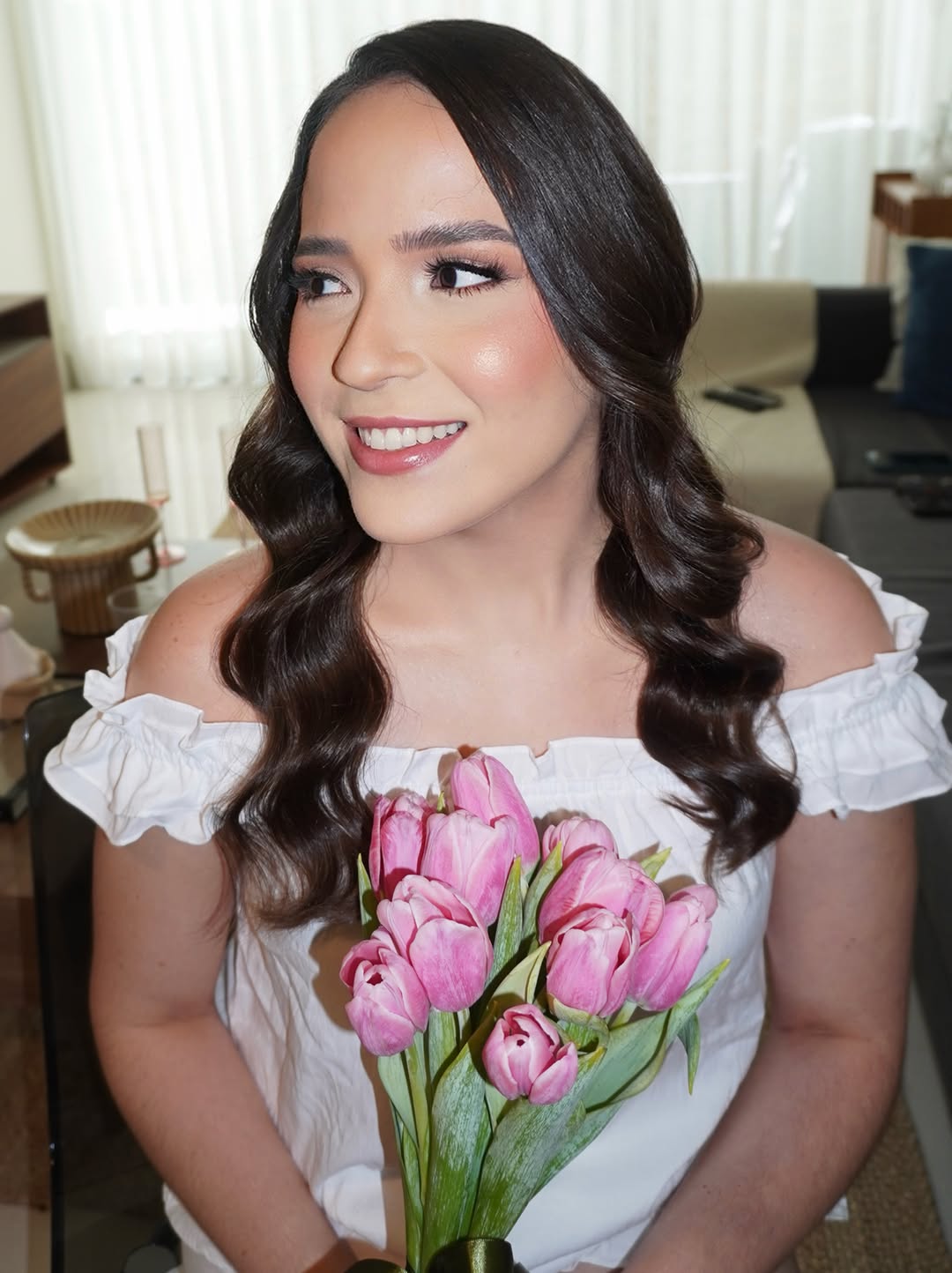 Nicole lista para su boda